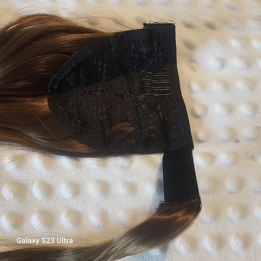 Long Curly Light Brown Ponytail Hair Extension 23